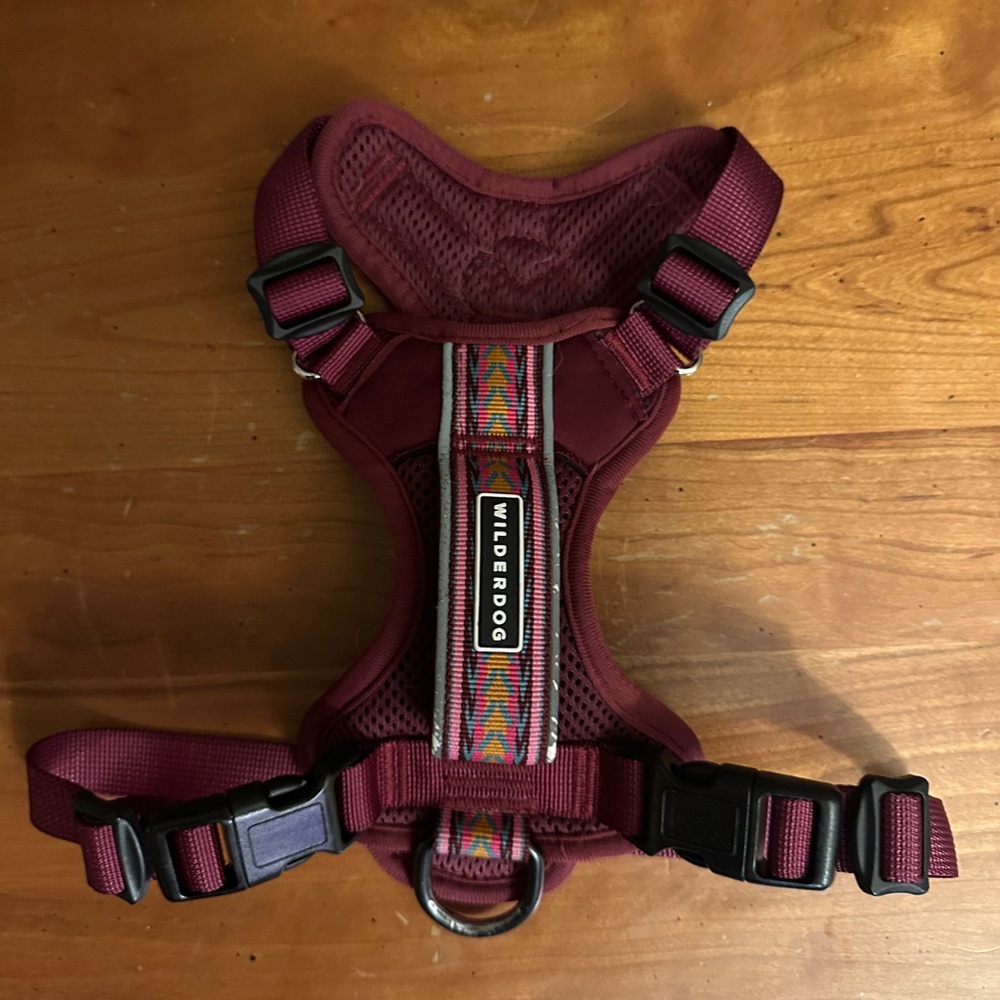 Wilderdog Burgundy Dog Harness